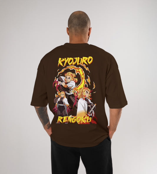 Kyojuro Rengoku Demon Slayer Oversized T-Shirt