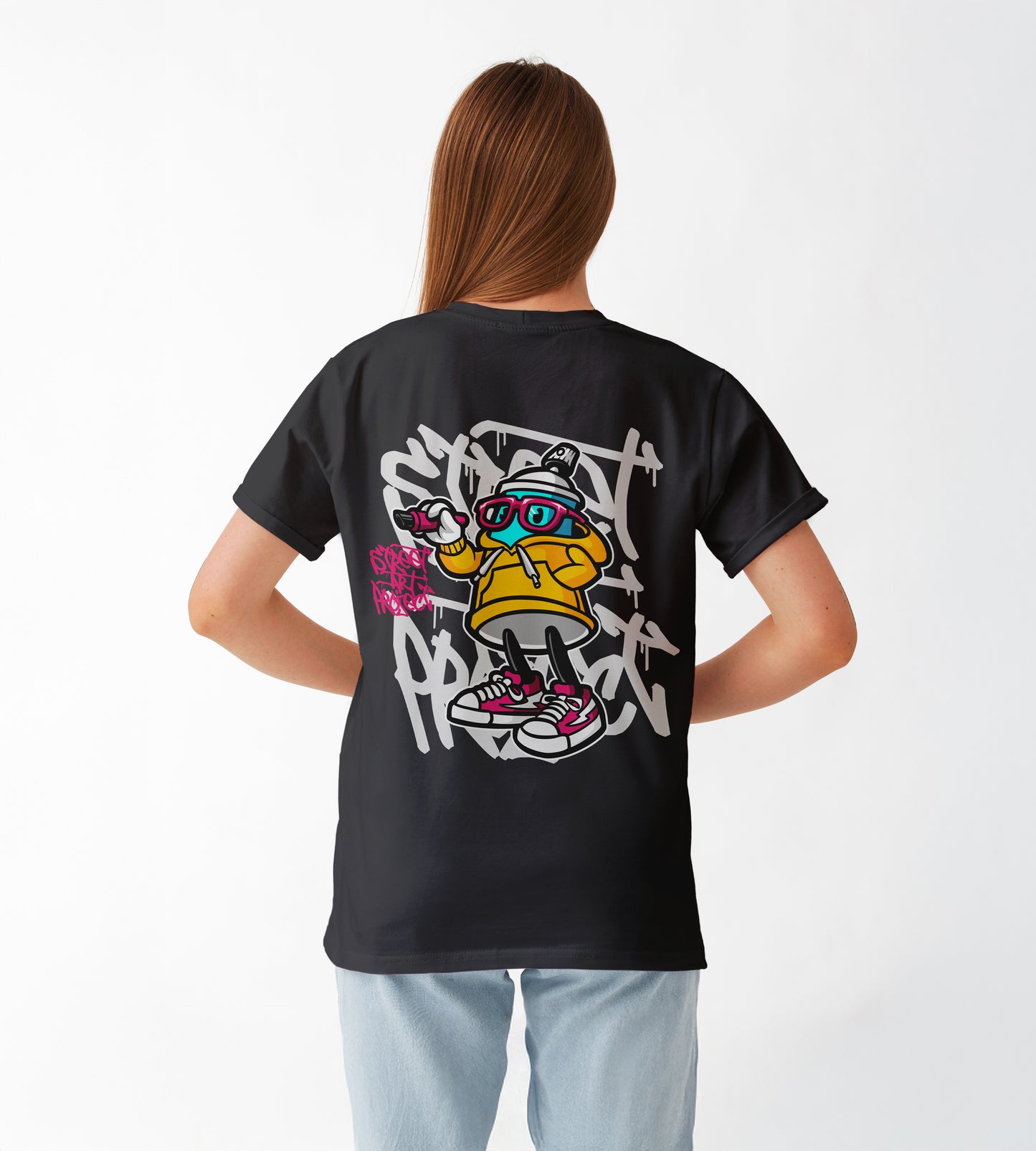 Street Art Project Oversized T-Shirt
