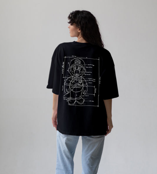 Super Mario Oversized T-Shirt
