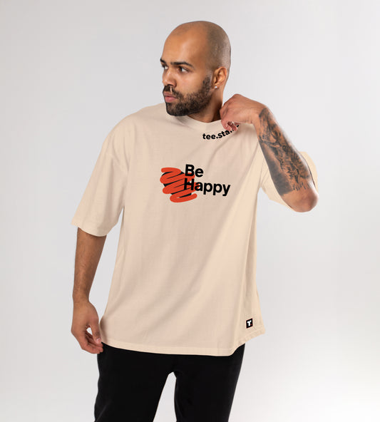 Be Happy Oversized T-Shirt