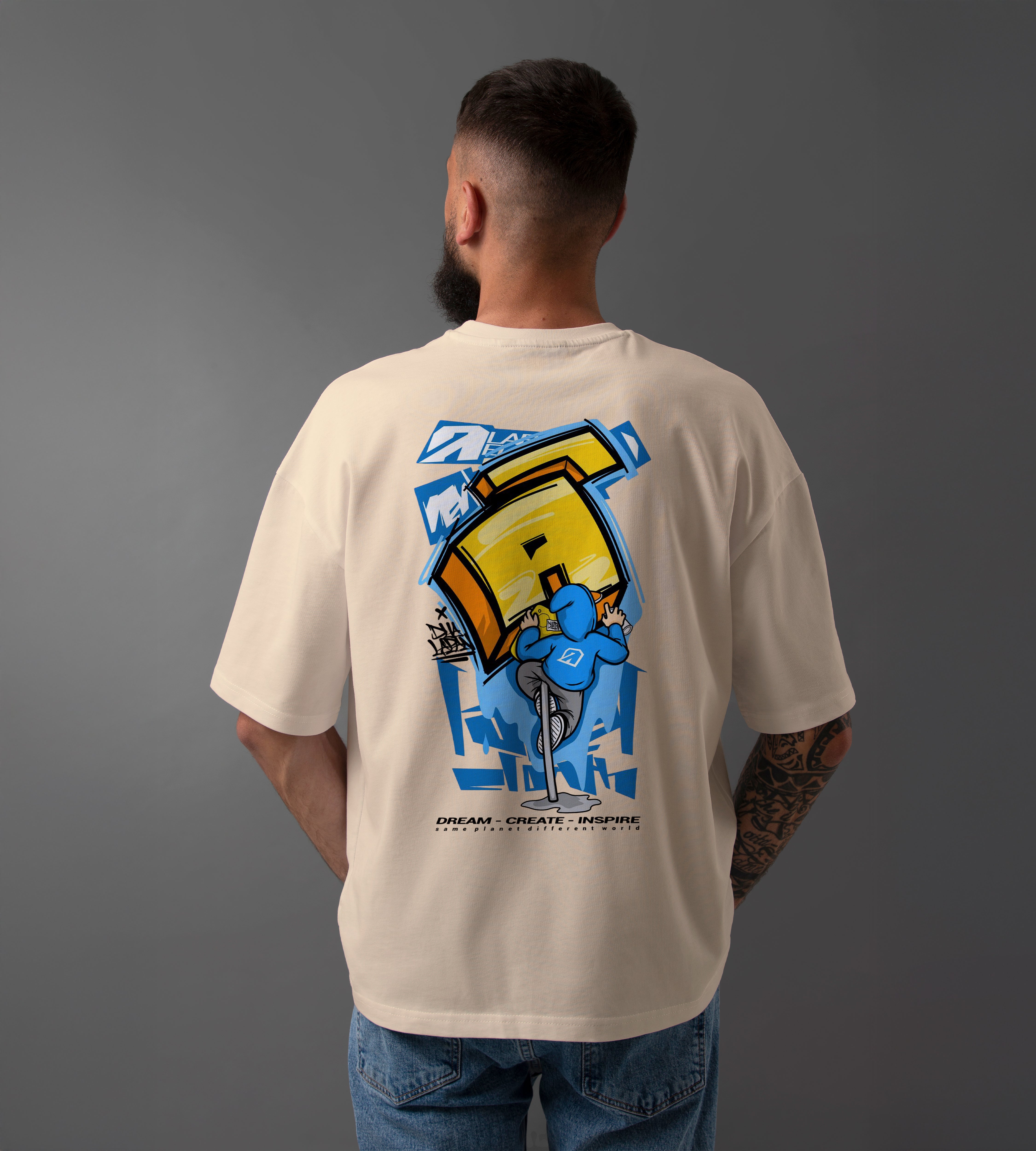 Dream Create - Inspire Oversized T-Shirt