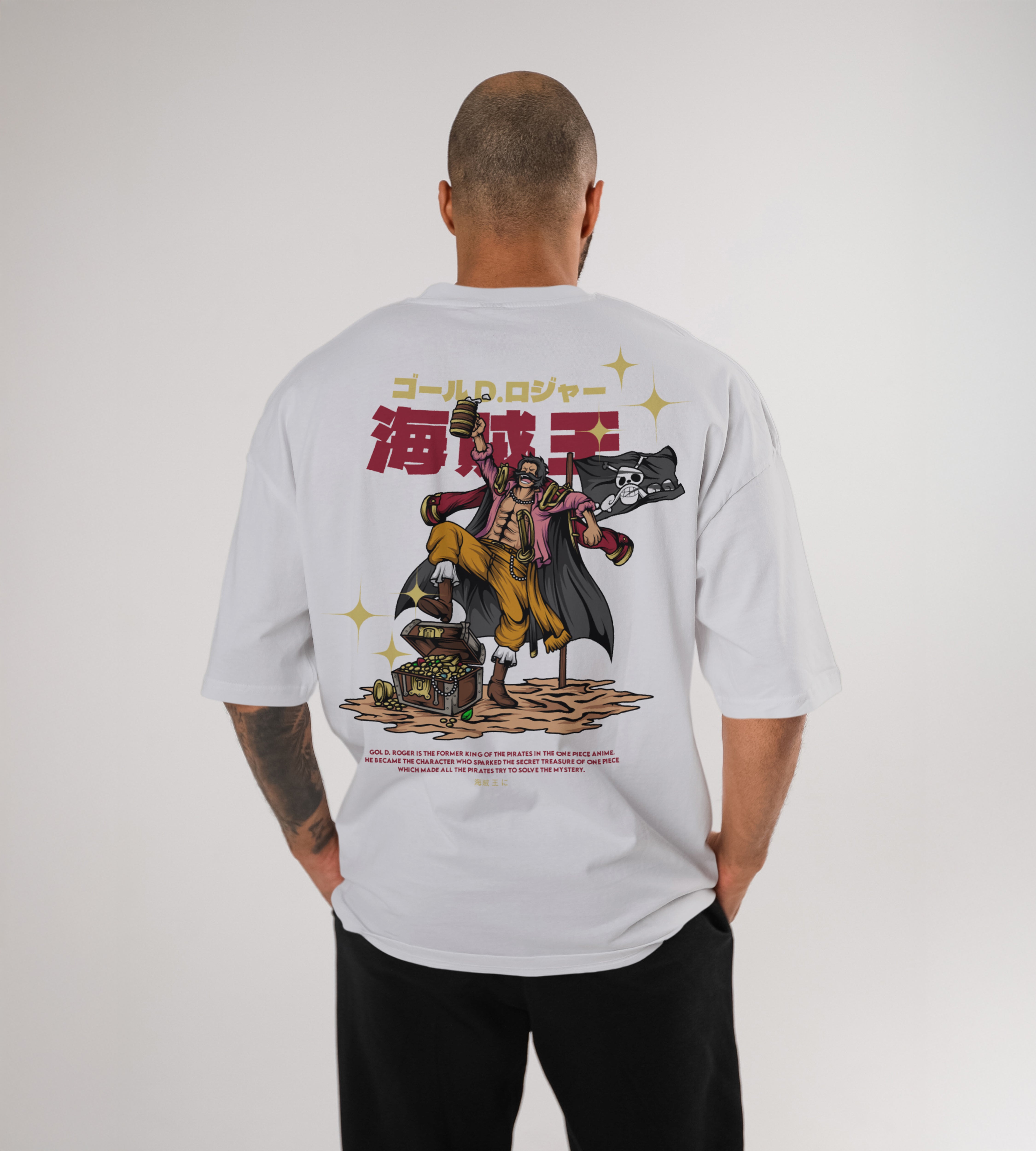 Gol D. Roger One Piece Oversized T-Shirt