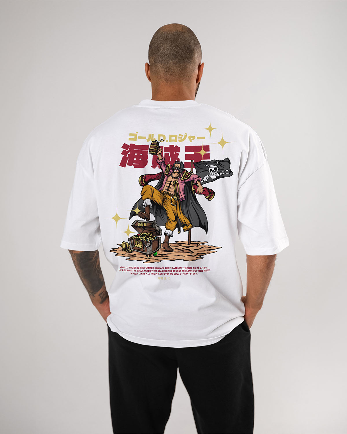 Gol D. Roger One Piece Oversized T-Shirt