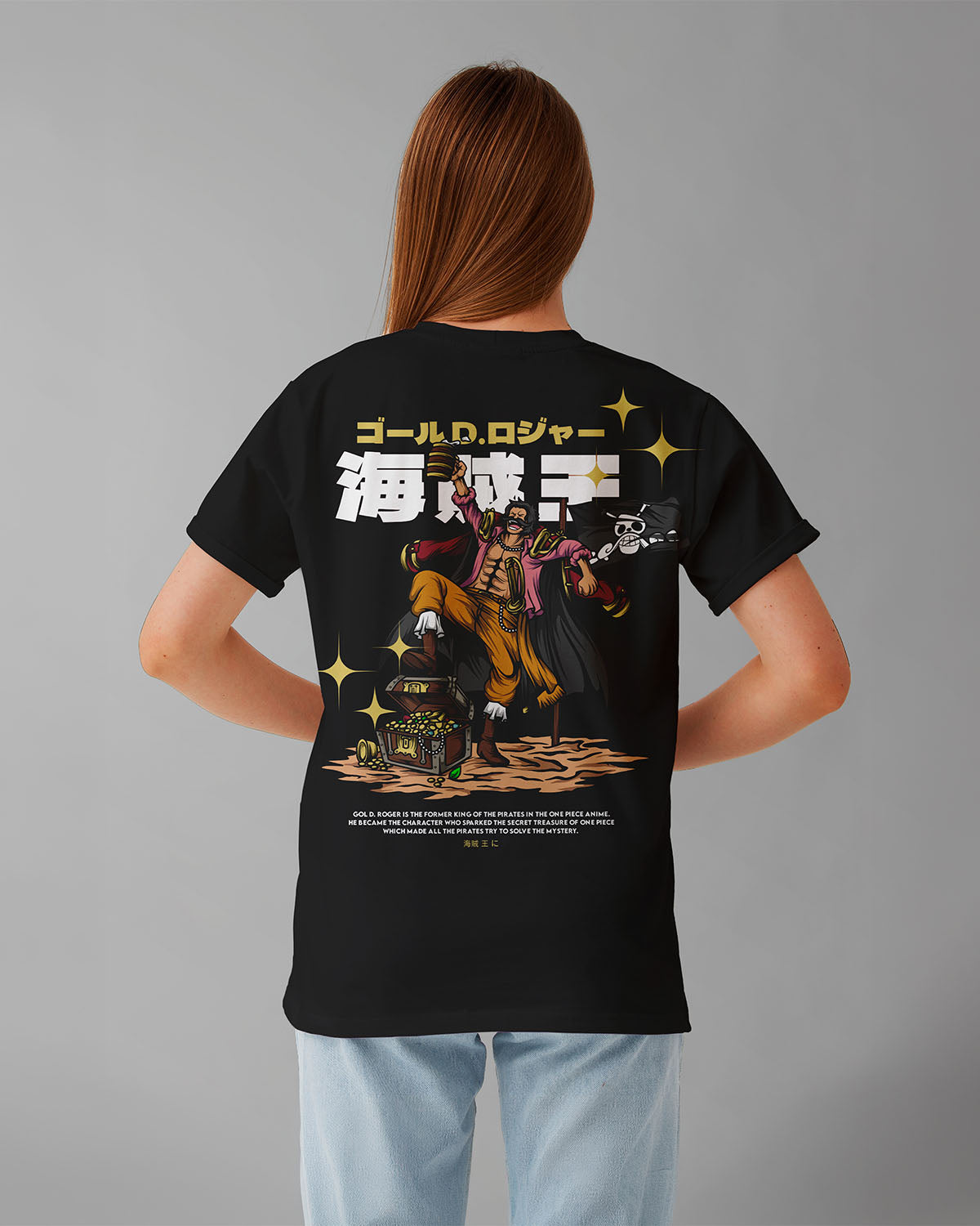 Gol D. Roger One Piece Oversized T-Shirt
