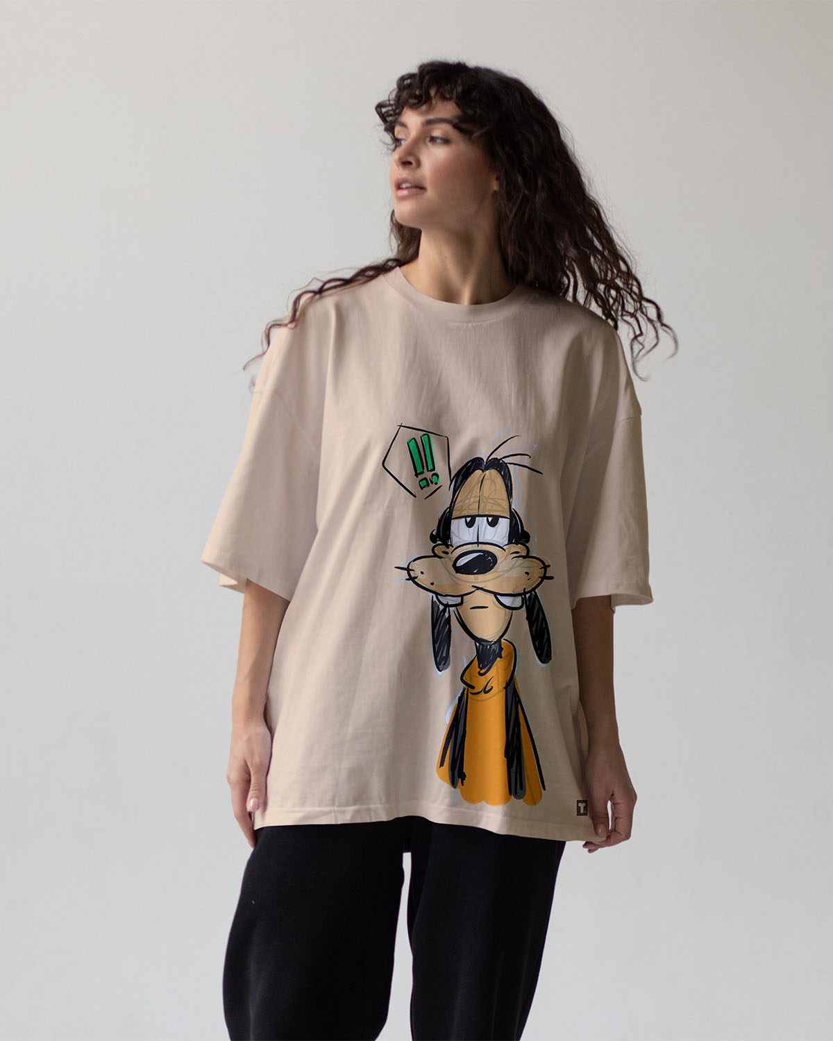 Goofy Drawings Oversized T-Shirt