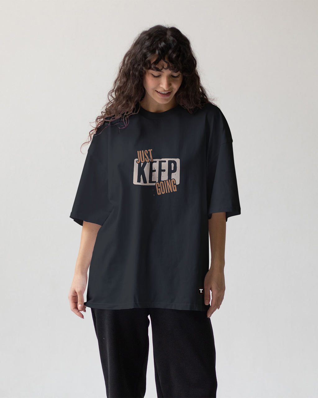 Just Keep Going Oversized T-Shirt