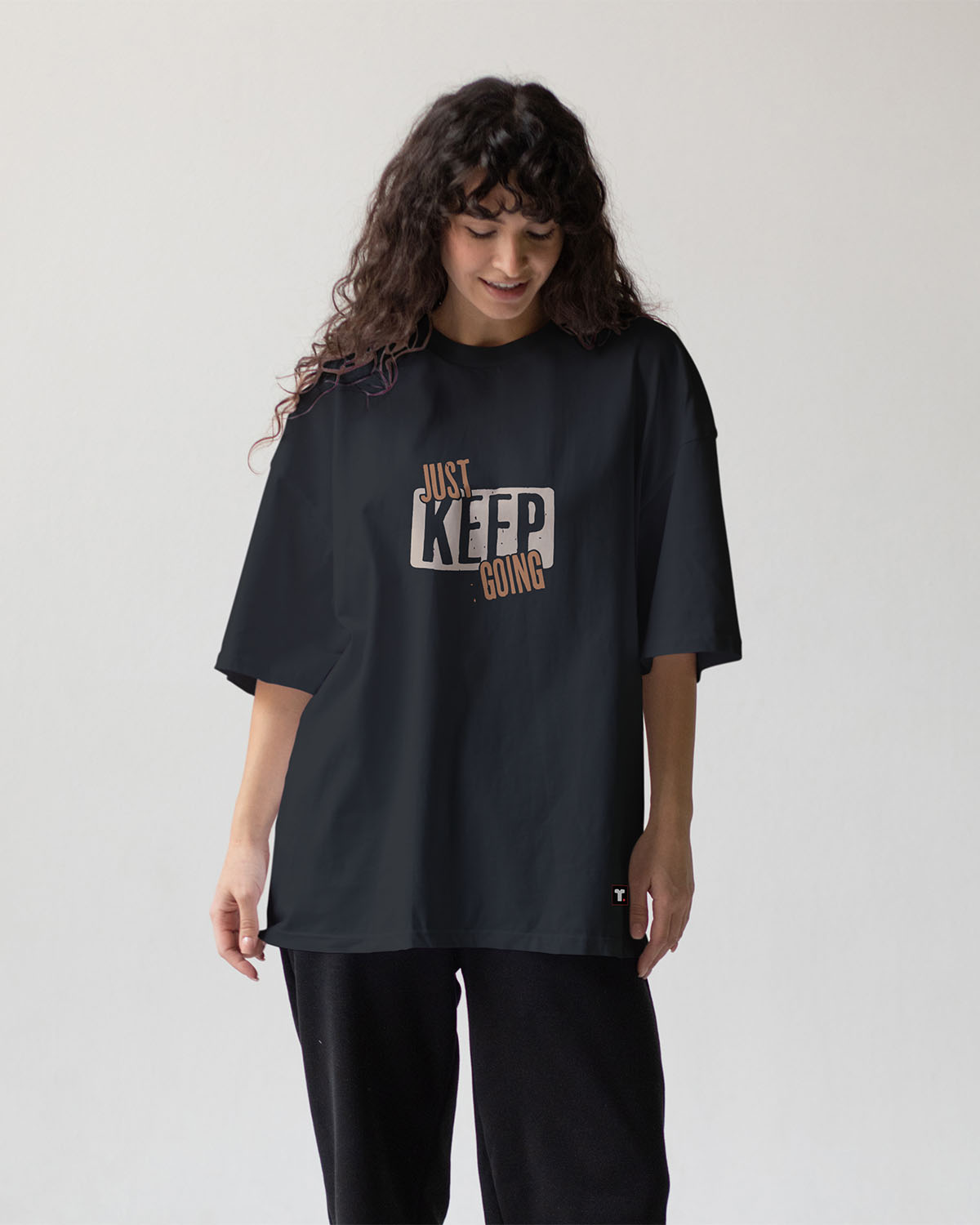 Just Keep Going Oversized T-Shirt