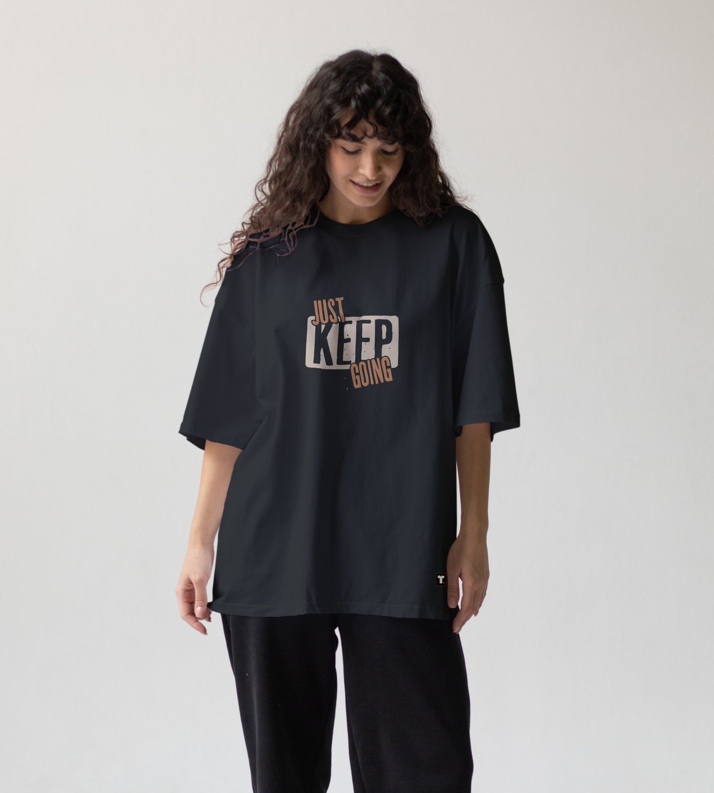 Just Keep Going Oversized T-Shirt