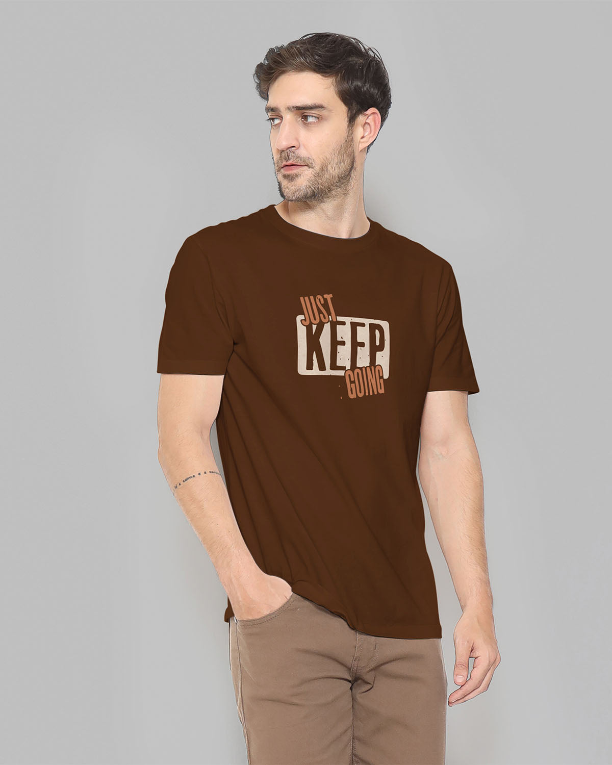 Just Keep Going Regular Fit T-Shirt
