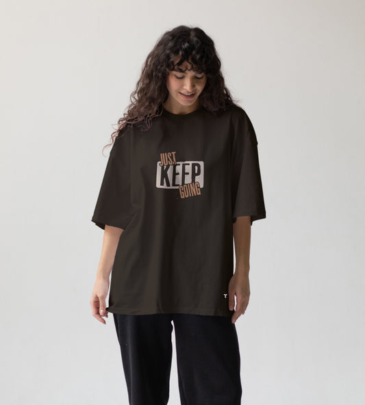 Just Keep Going Oversized T-Shirt