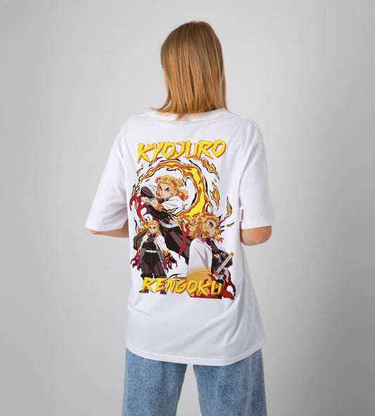 Kyojuro Rengoku Demon Slayer Oversized T-Shirt
