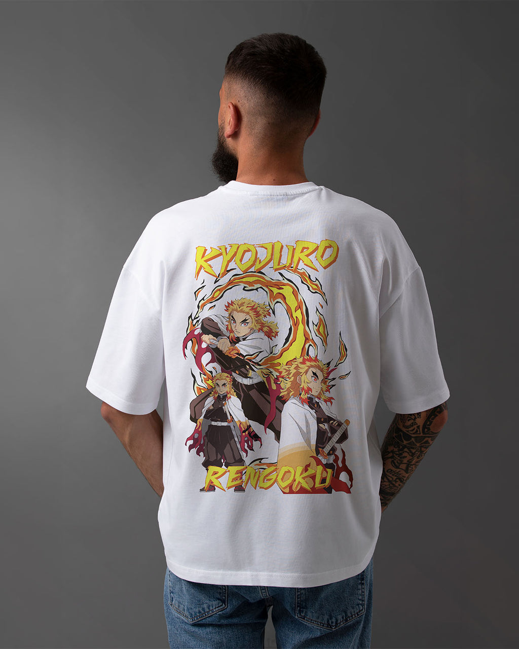 Kyojuro Demon Slayer Oversized T-Shirt
