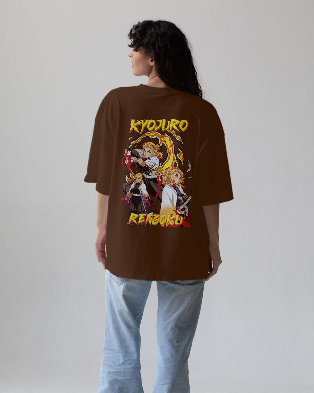 Kyojuro Demon Slayer Oversized T-Shirt