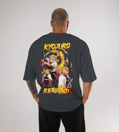Kyojuro Rengoku Demon Slayer Oversized T-Shirt
