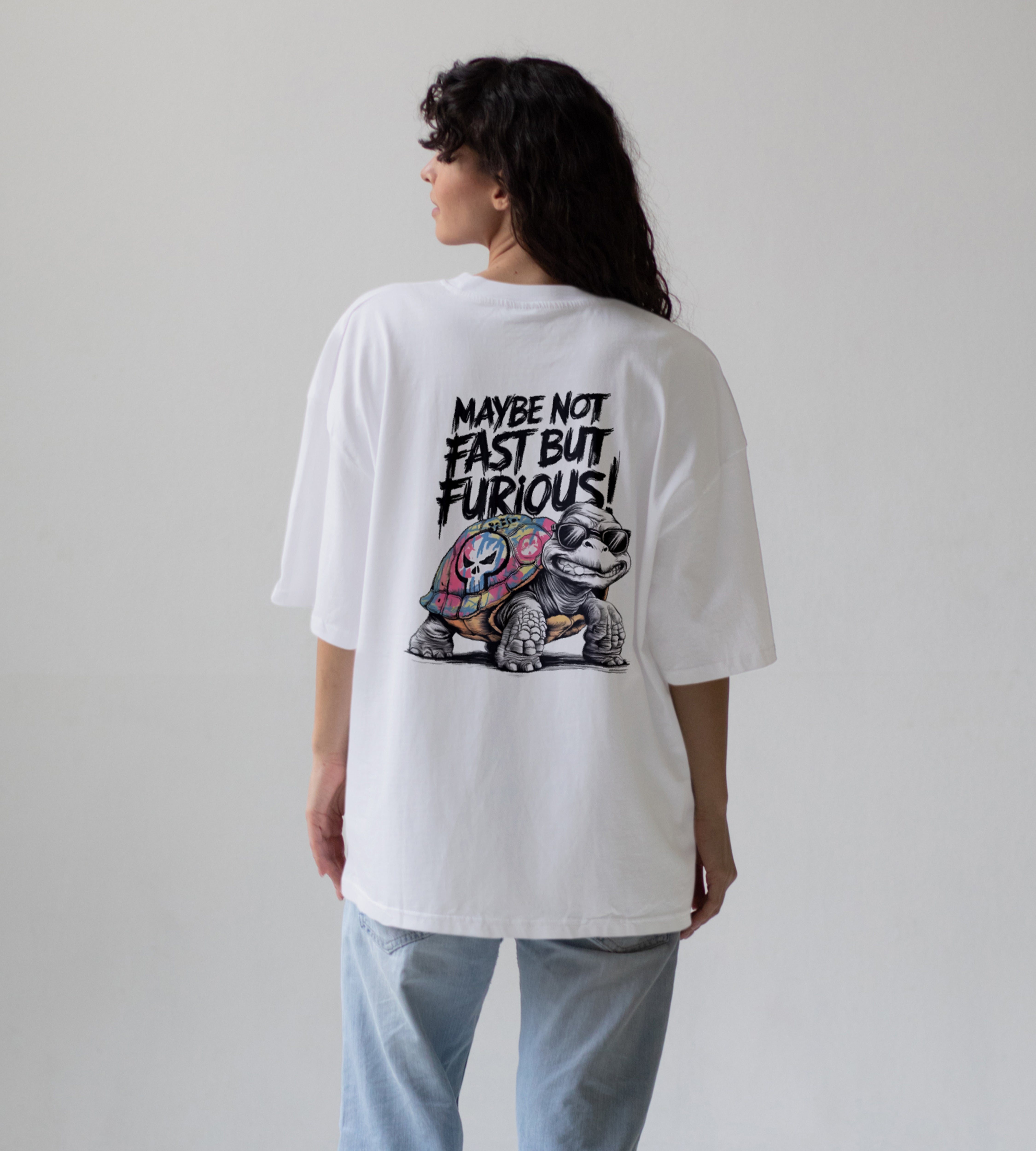 Maybe Not Fast But Furious! Oversized T-Shirt