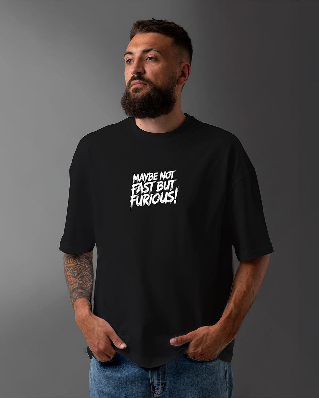Maybe Not Fast But Furious! Oversized T-Shirt