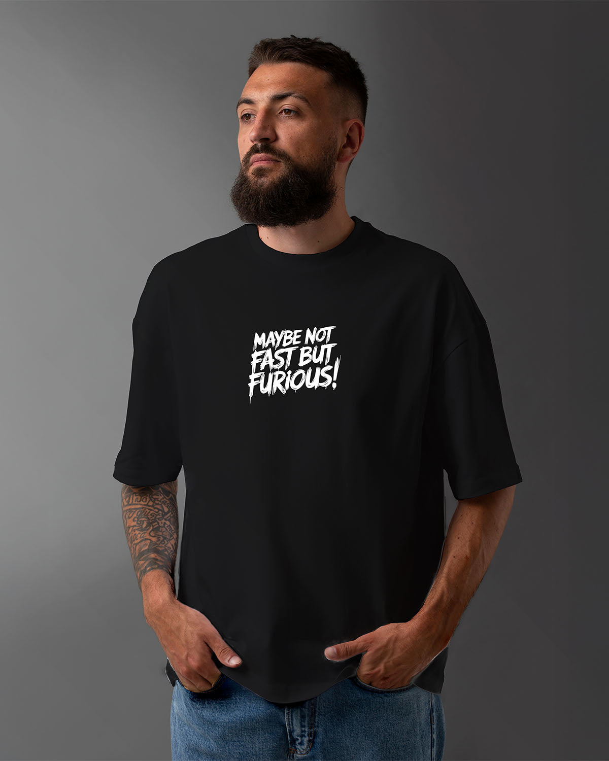 Maybe Not Fast But Furious! Oversized T-Shirt