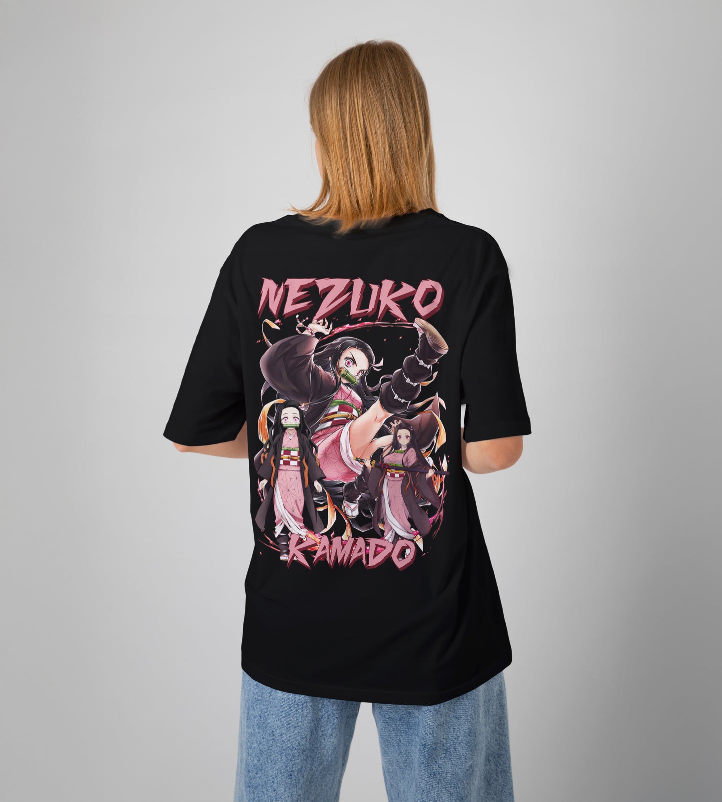 Nezuko Kamado Demon Slayer Oversized T-Shirt