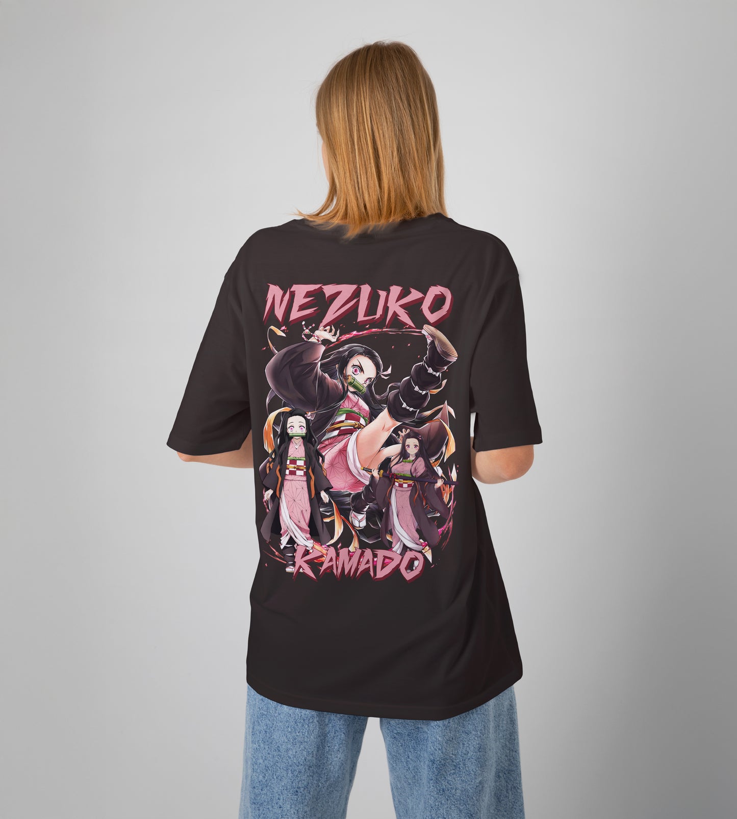 Nezuko Kamado Demon Slayer Oversized T-Shirt