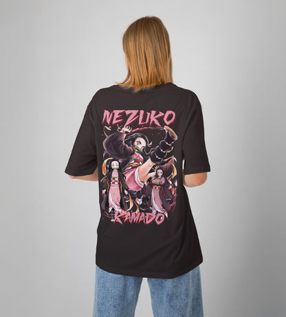 Nezuko Kamado Demon Slayer Oversized T-Shirt
