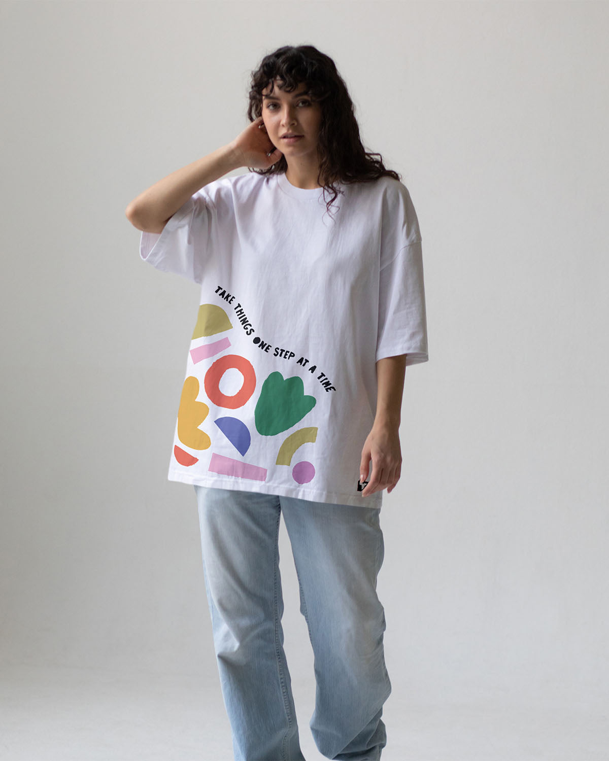 One Step At A Time Oversized T-Shirt
