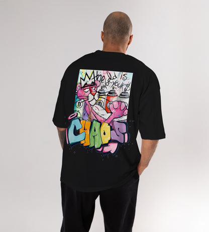 Pink Panther Chaos Oversized T-Shirt