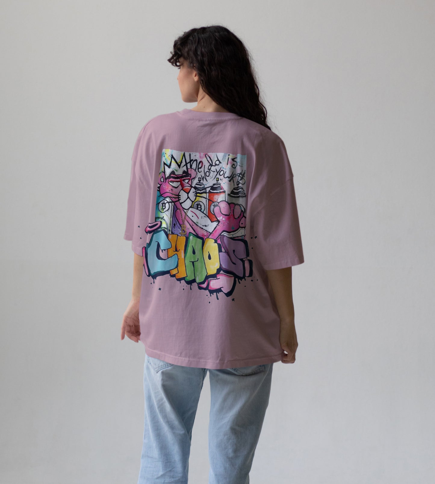 Pink Panther Chaos Oversized T-Shirt