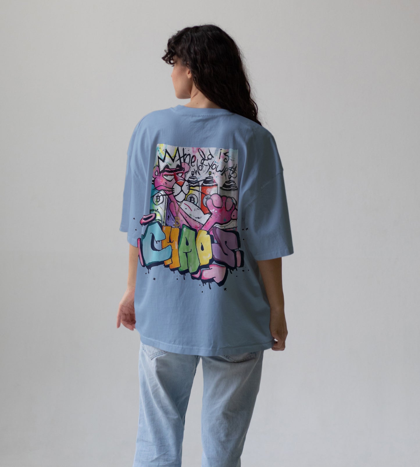 Pink Panther Chaos Oversized T-Shirt