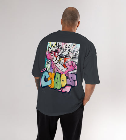Pink Panther Chaos Oversized T-Shirt