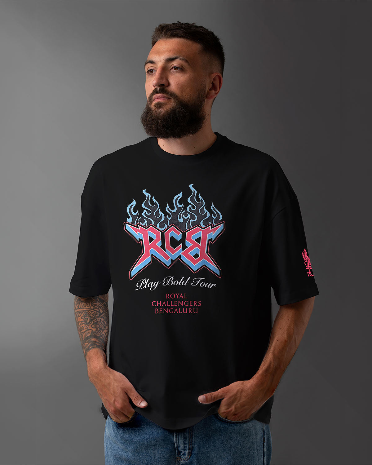 RCB Play Bold Oversized T-Shirt