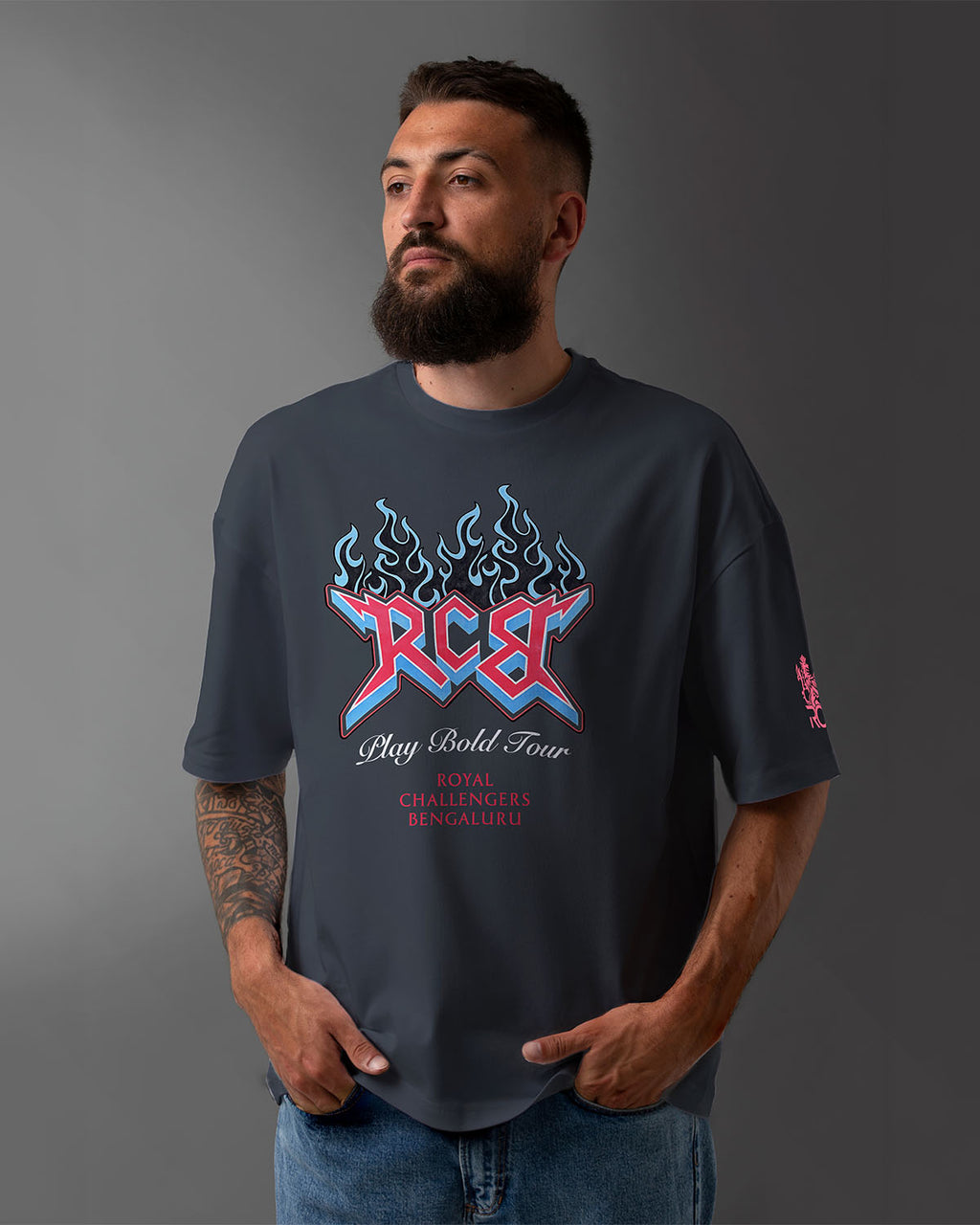 RCB Play Bold Oversized T-Shirt