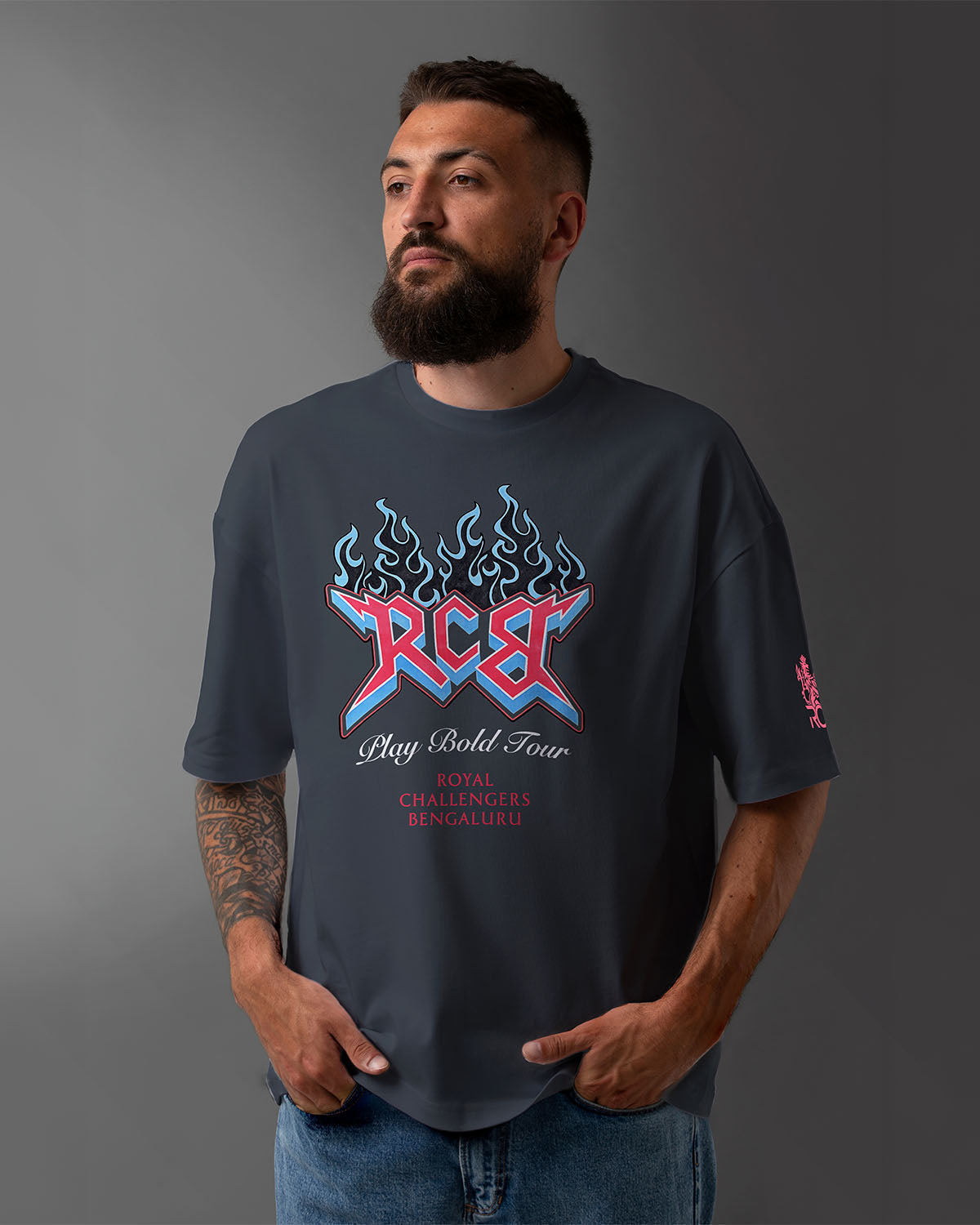 RCB Play Bold Oversized T-Shirt