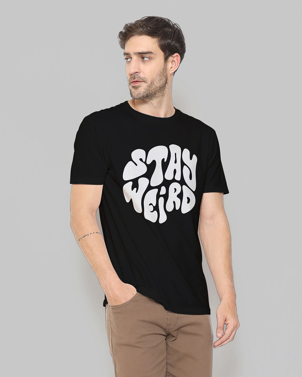 Stay Weird Regular Fit T-Shirt