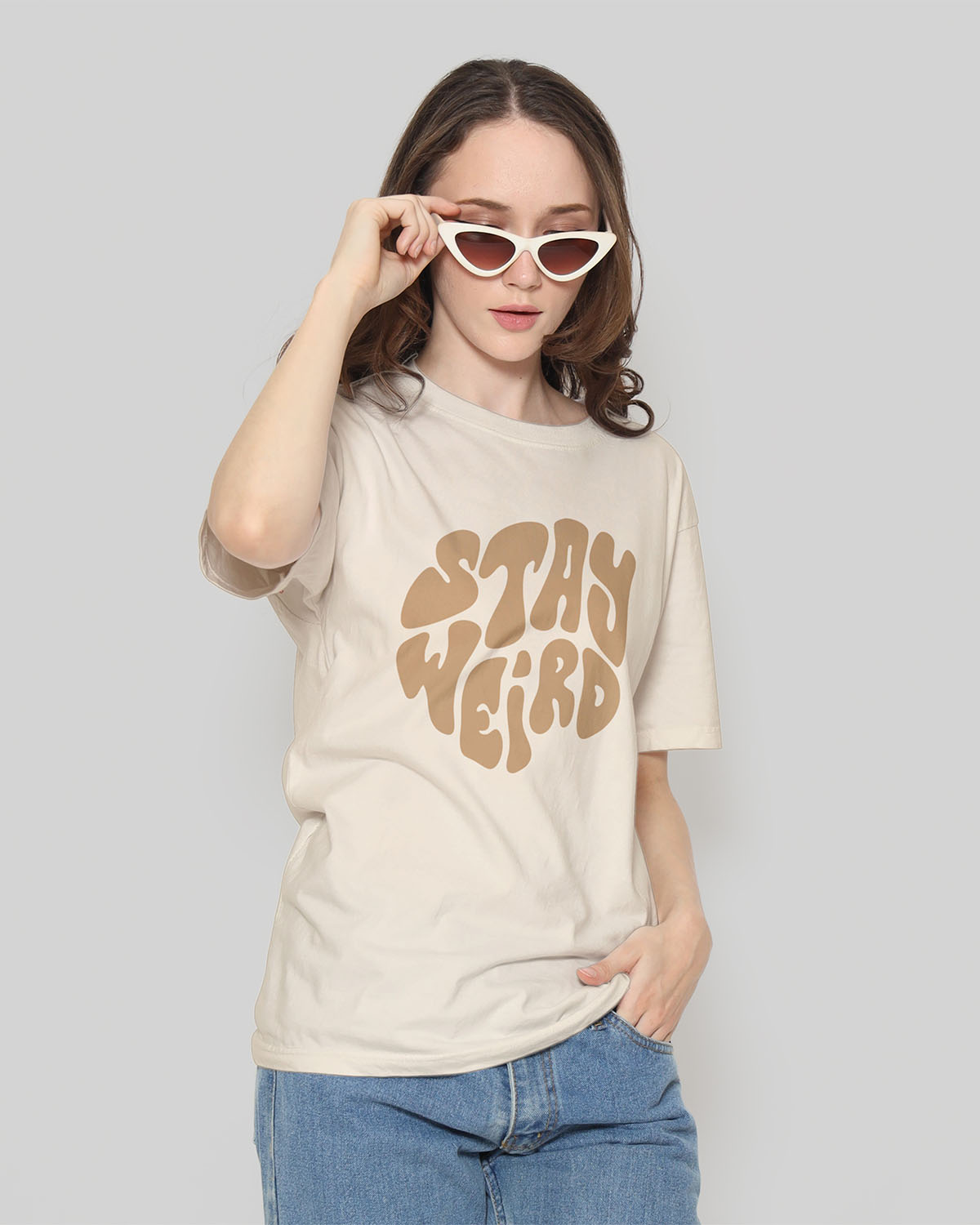 Stay Weird Regular Fit T-Shirt