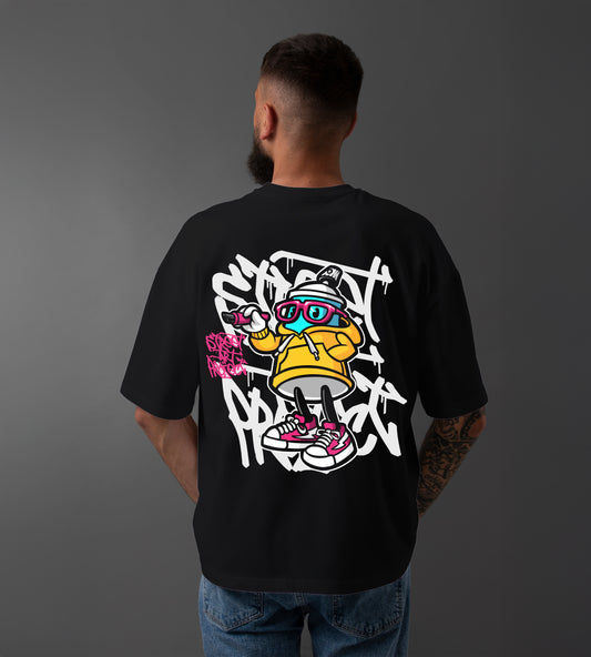 Street Art Project Oversized T-Shirt