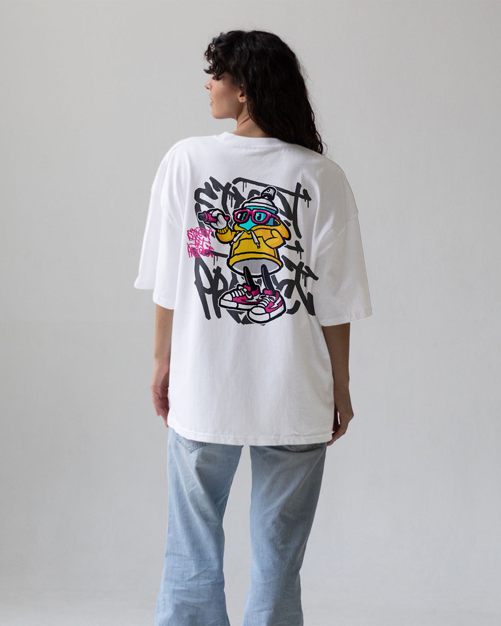 Street Art Project Oversized T-Shirt