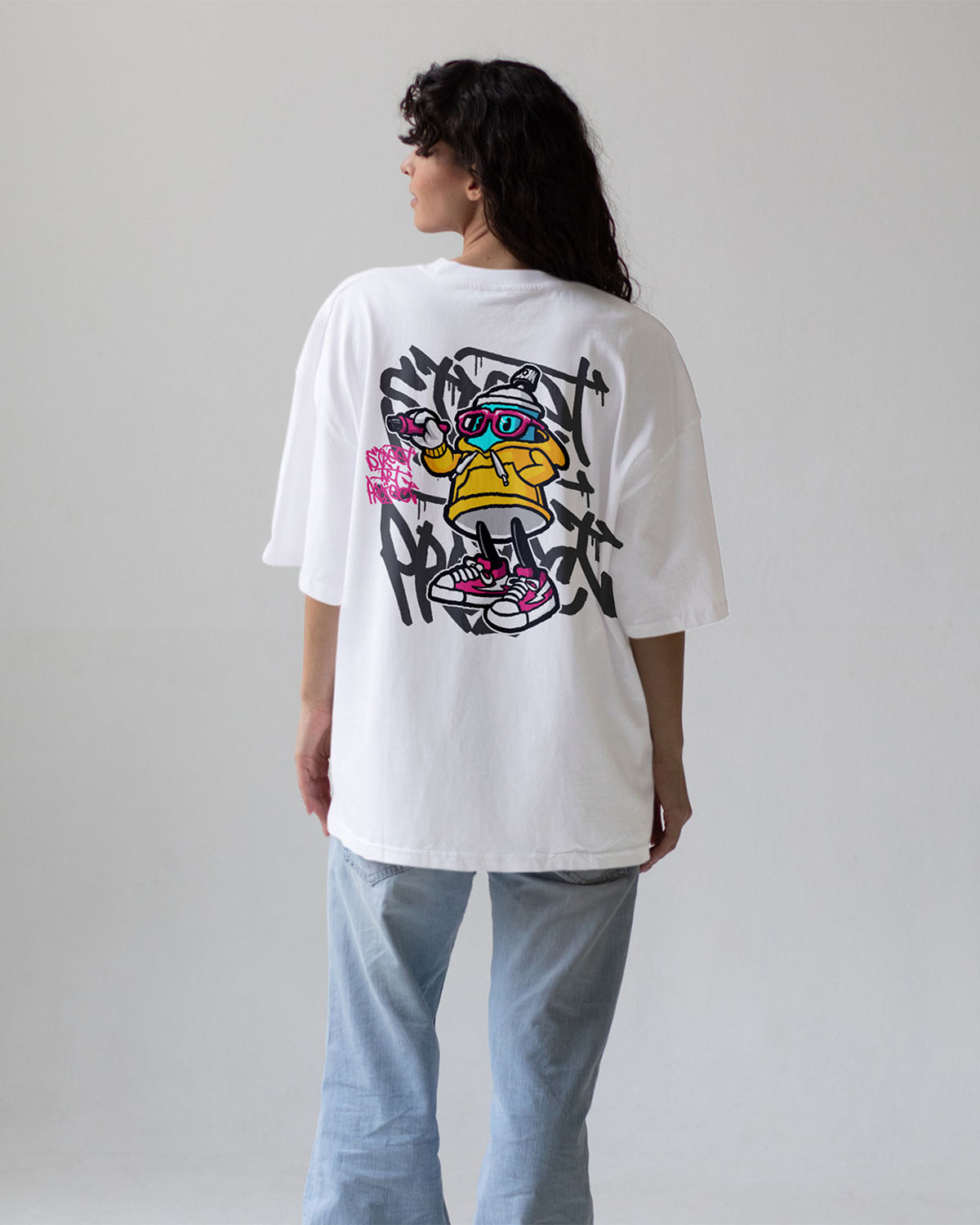 Street Art Project Oversized T-Shirt