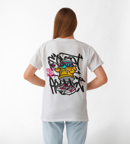 Street Art Project Oversized T-Shirt