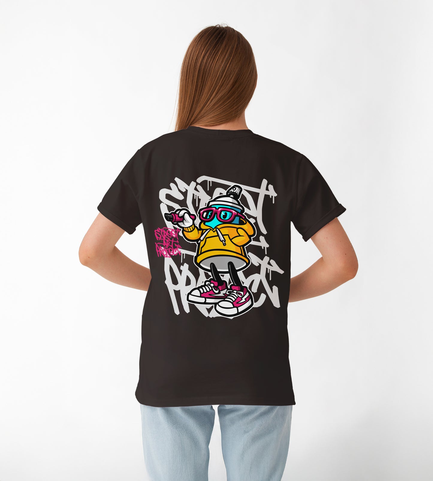 Street Art Project Oversized T-Shirt