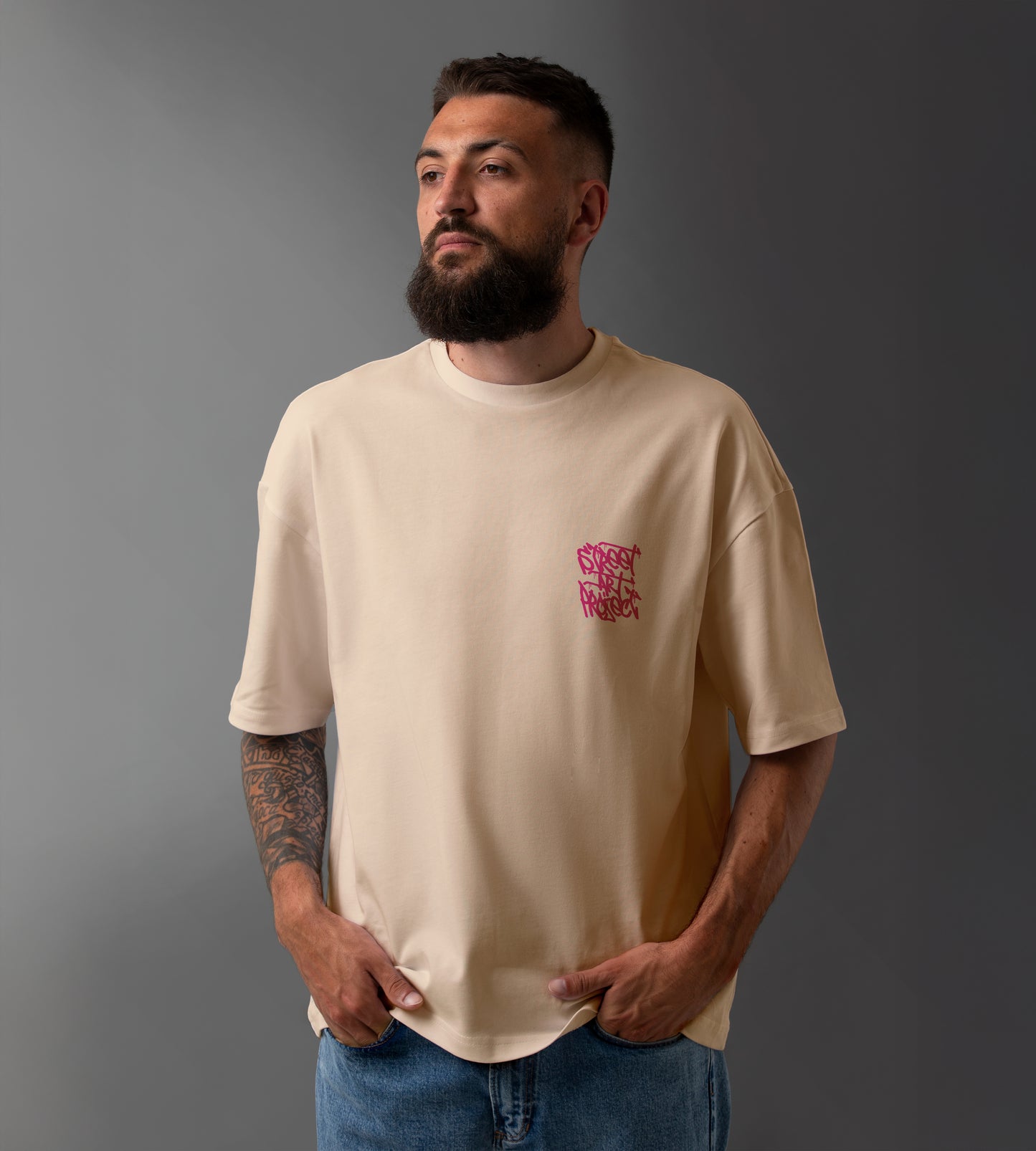 Street Art Project Oversized T-Shirt