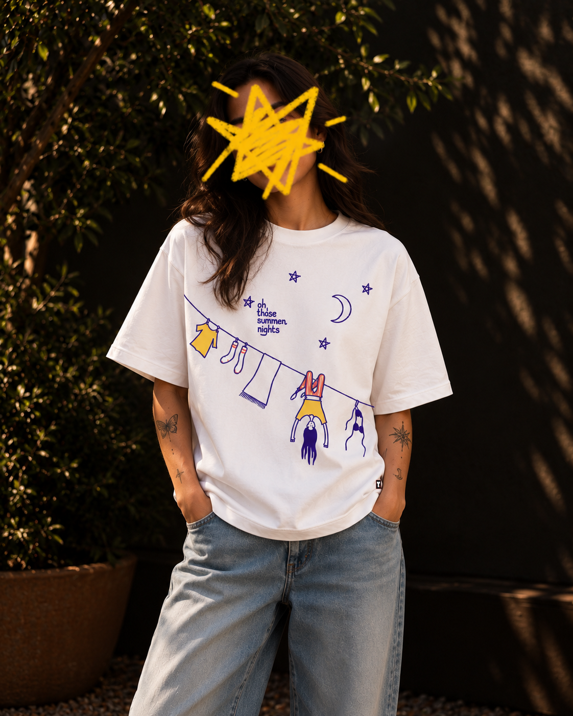 Summer Nights Oversized T-Shirt
