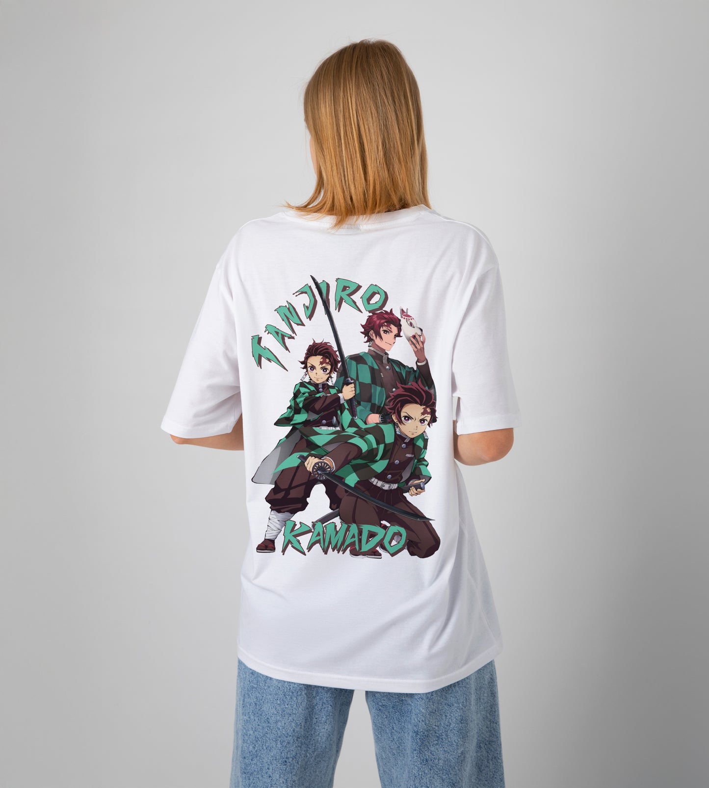 Tanjiro Kamado Demon Slayer Oversized T-Shirt