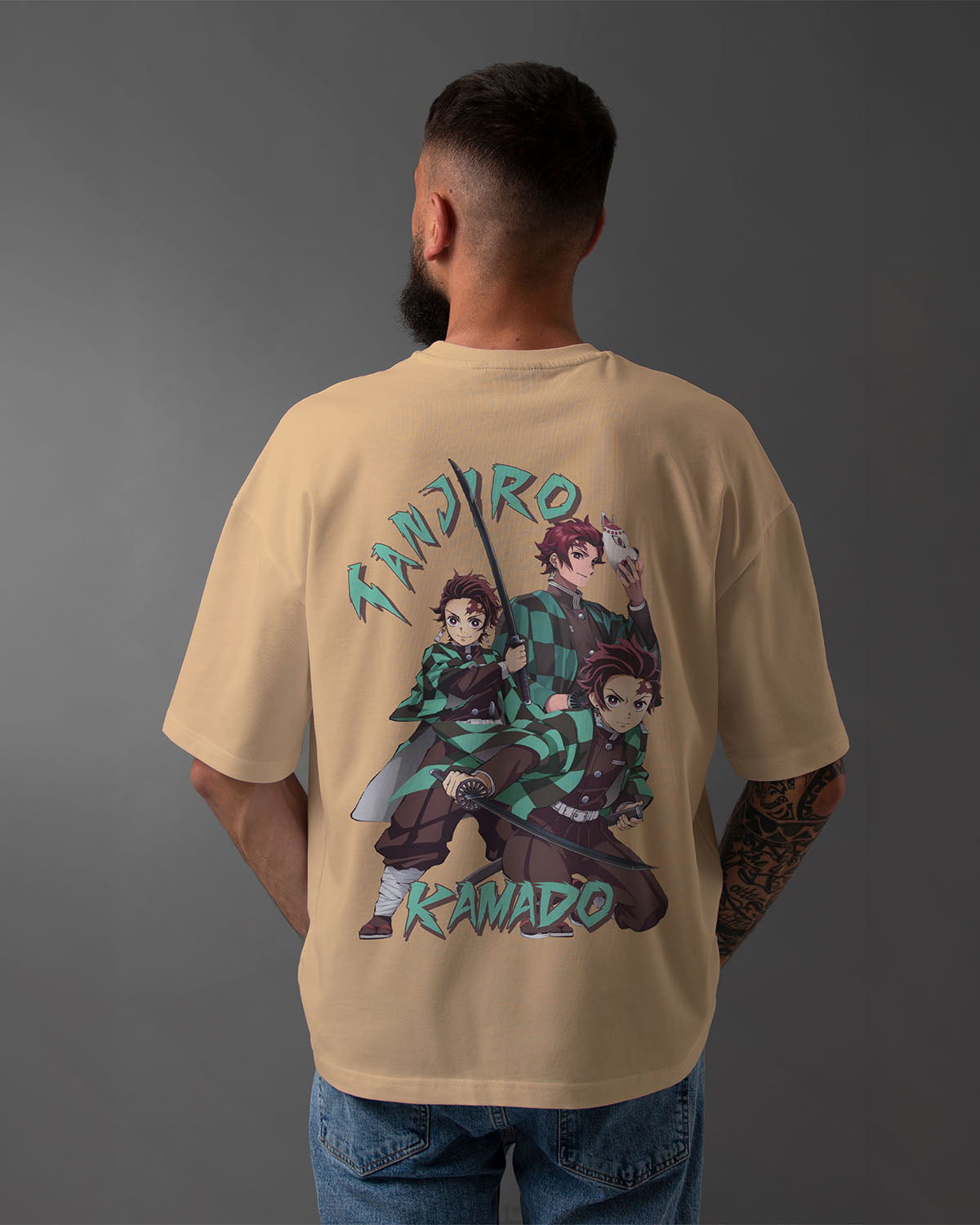 Tanjiro Demon Slayer Oversized T-Shirt