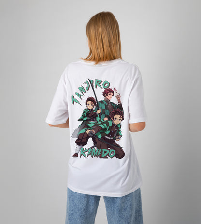 Tanjiro Kamado Demon Slayer Oversized T-Shirt