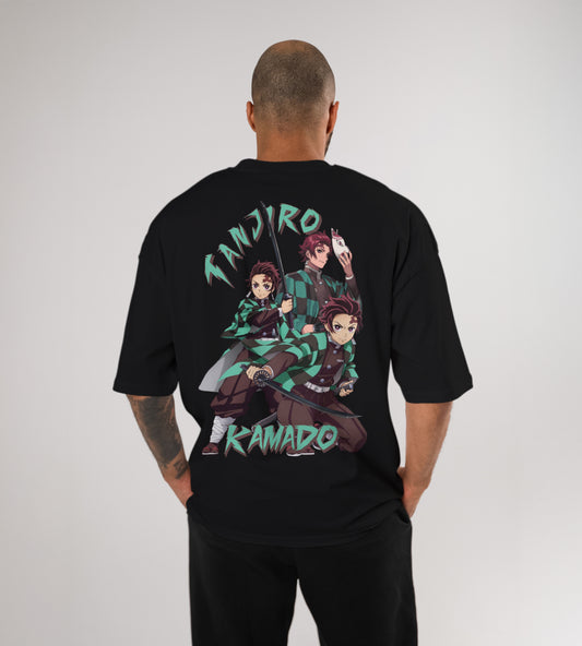 Tanjiro Kamado Demon Slayer Oversized T-Shirt