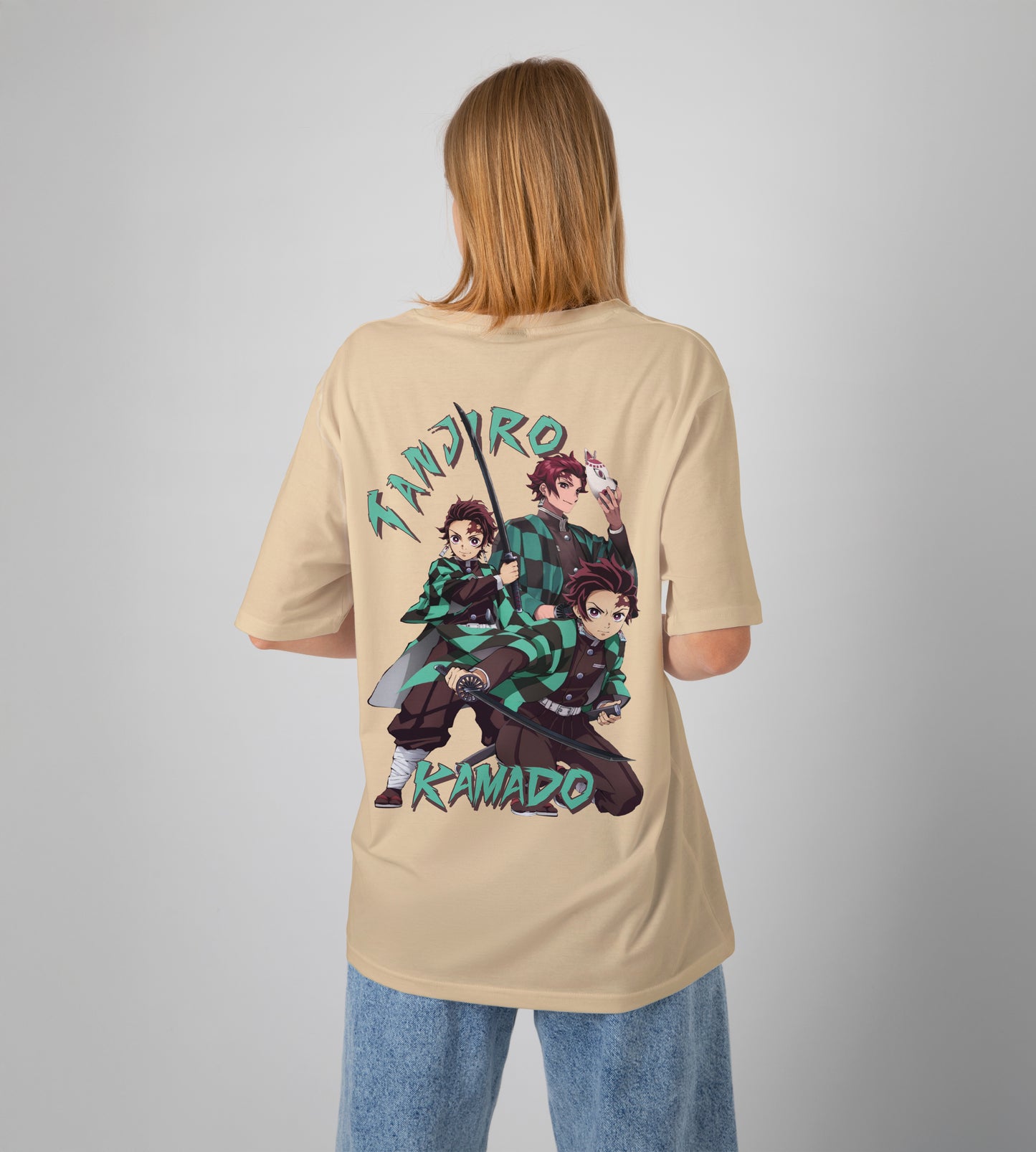 Tanjiro Kamado Demon Slayer Oversized T-Shirt