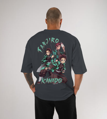 Tanjiro Kamado Demon Slayer Oversized T-Shirt