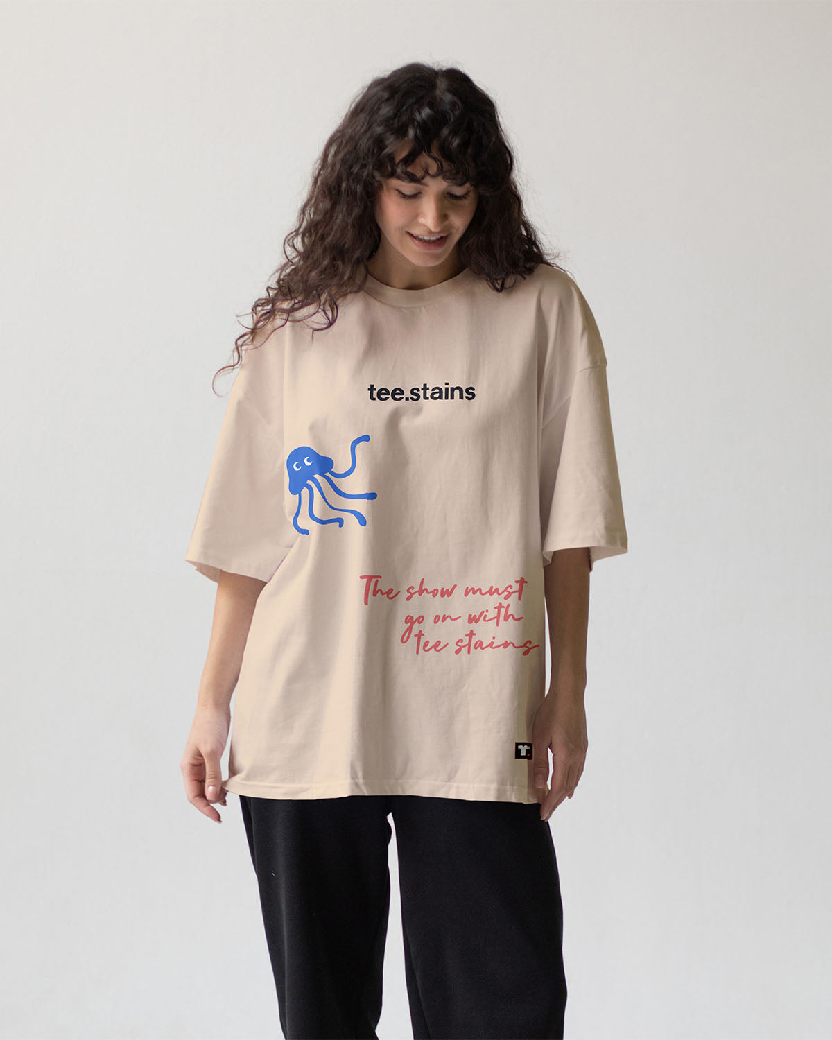 The Show Must Go On Oversized T-Shirt