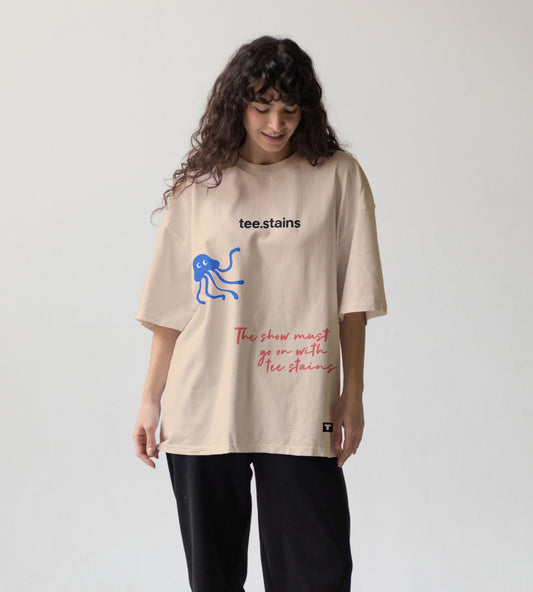 The Show Must Go On Oversized T-Shirt