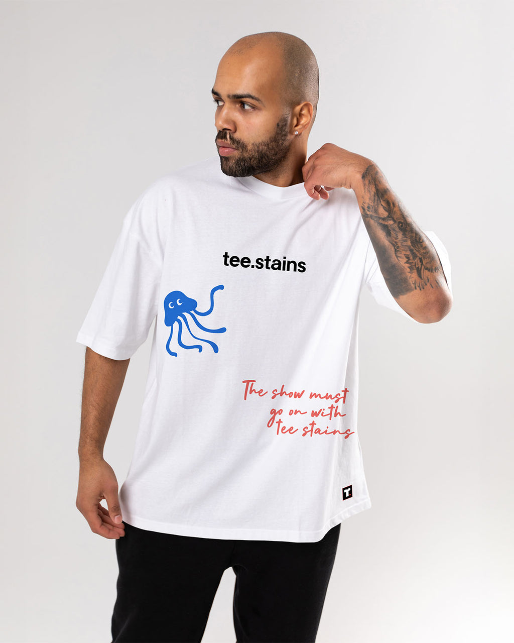 The Show Must Go On Oversized T-Shirt